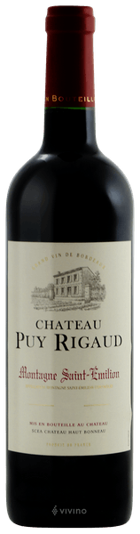 Château Puy Rigaud<br>Montagne Saint Emilion AOP